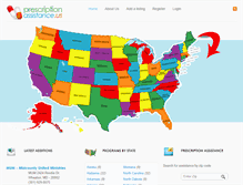 Tablet Screenshot of prescriptionassistance.us